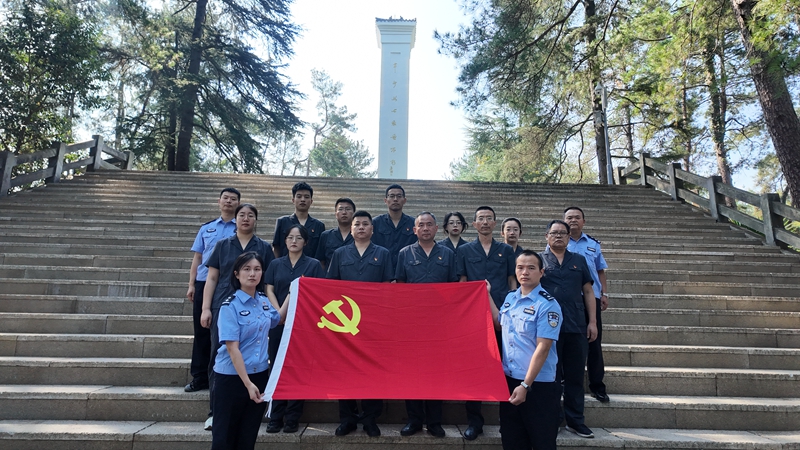 桐城法院党总支10月份主题党日走进岳西红色教育基地.jpg 桐城法院党总支10月份主题党日走进岳西红色教育基地.jpg